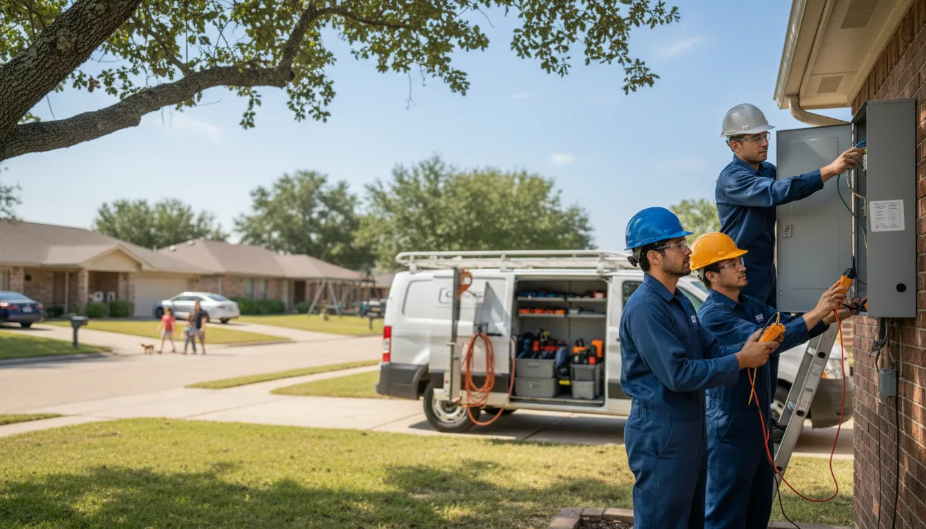 Certified electrician providing emergency electrical services in Elnora, IN